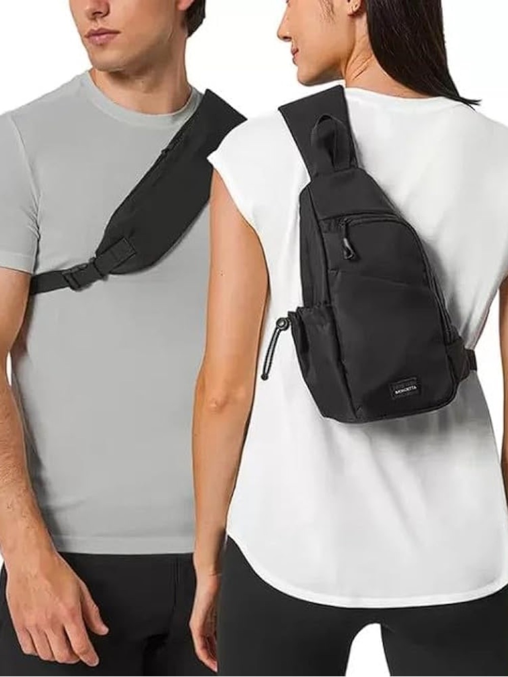 Black Crossbody Sling Bag - Mondetta